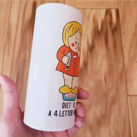 Vintage "Diet is a Four Letter Word" Mug - Picture 5 of 12